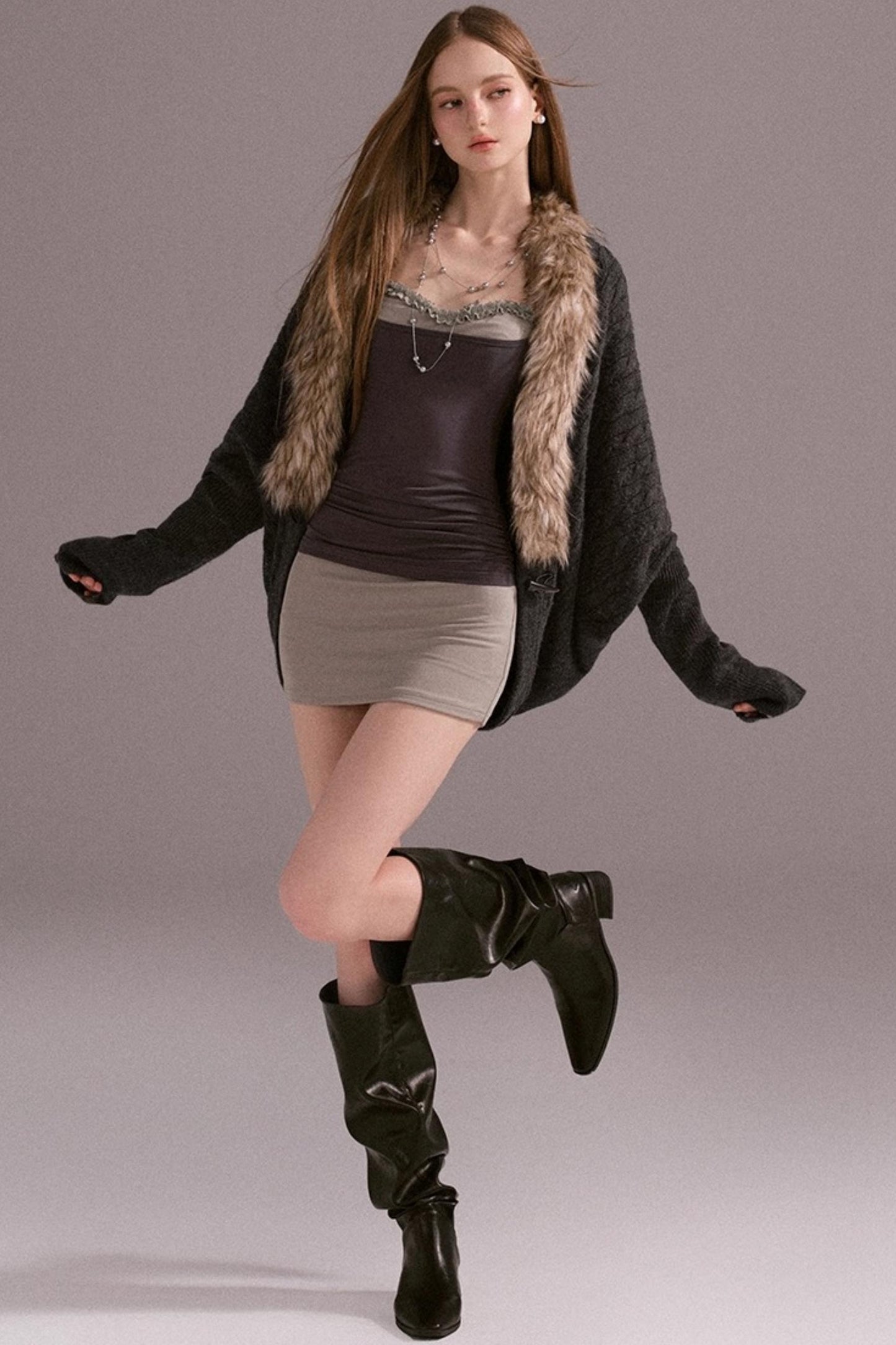 Hot Girl Knit Top Jacket