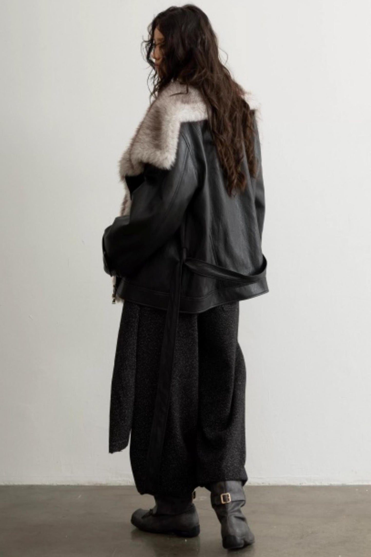 Unisex Urban Fur Collar Jacket