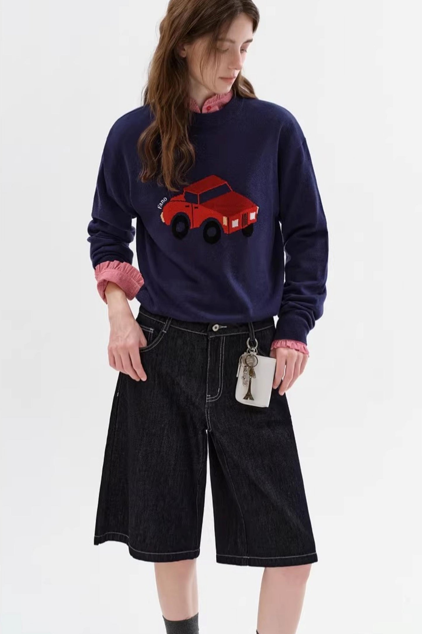 Sheep Wool Jacquard Sweater