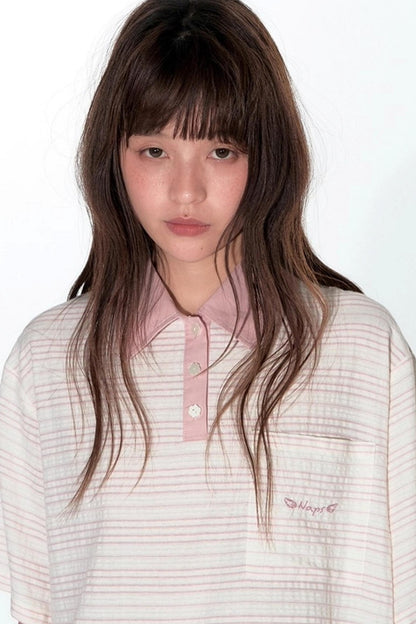 Summer Loose Polo Shirt