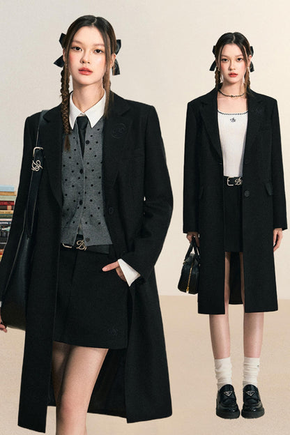 Autumn Long Shoulder Trench Coat