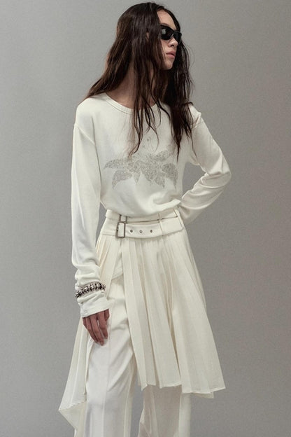 Floating Floral Crewneck Top