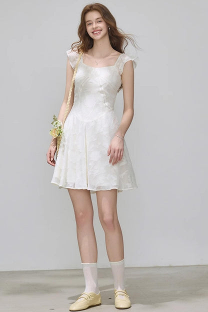 Summer Jacquard Slim Dress