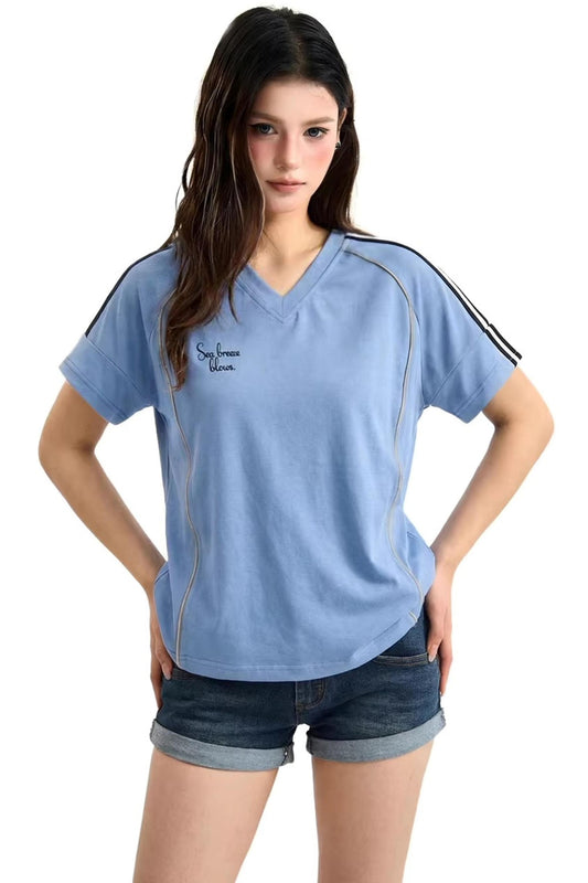 Black American Sports Top