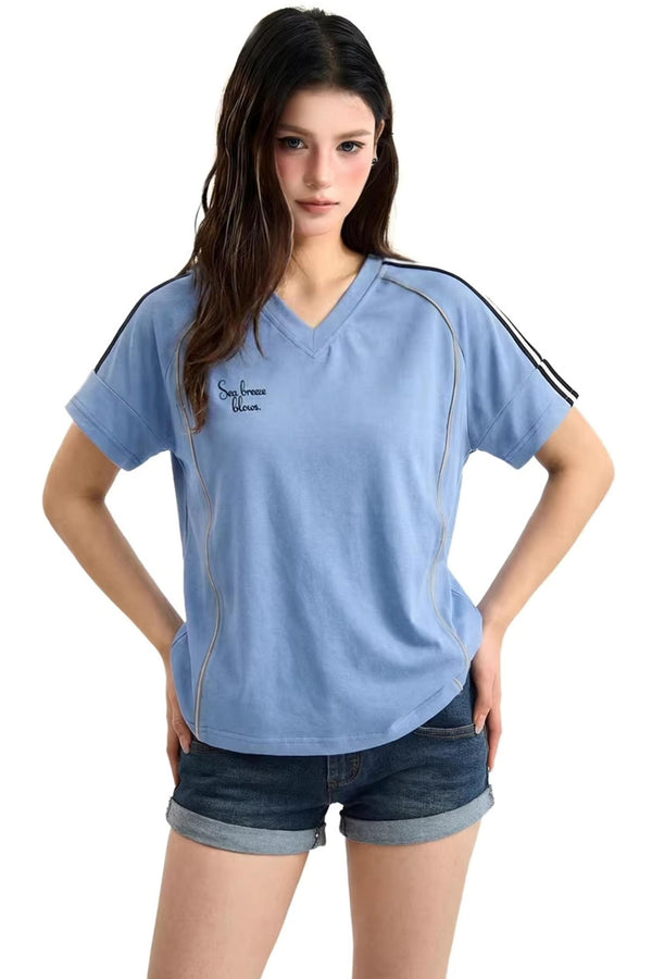 Top deportivo americano negro