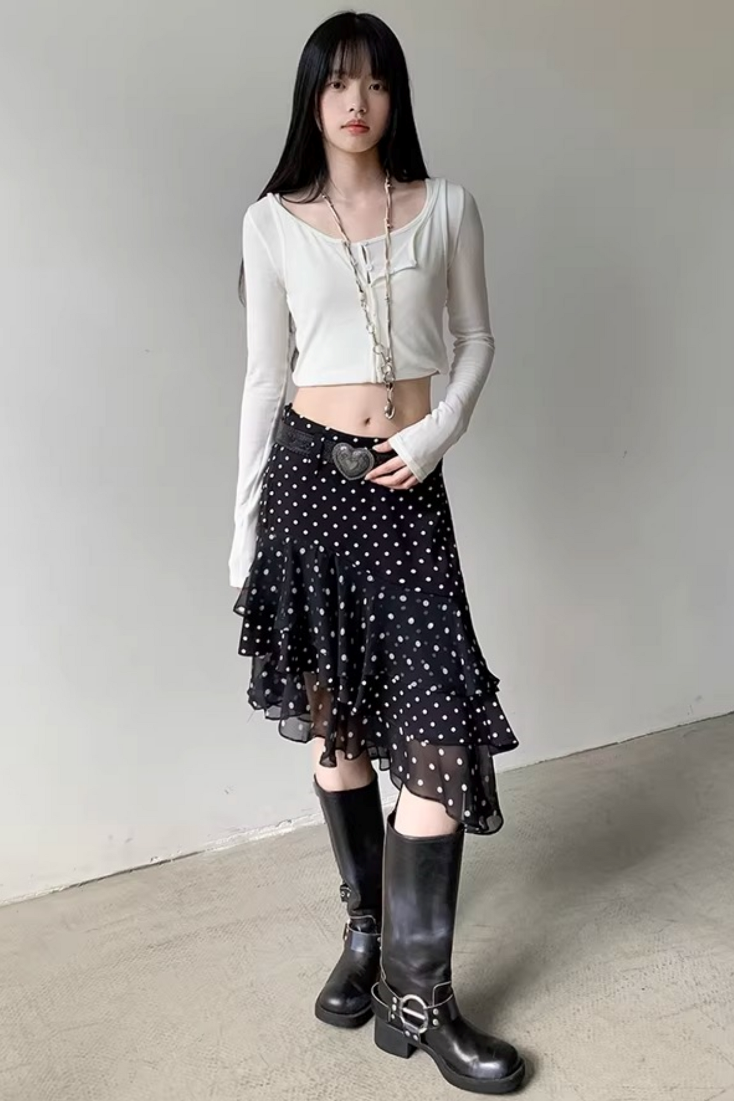 Dreamy Polka Dot Skirt