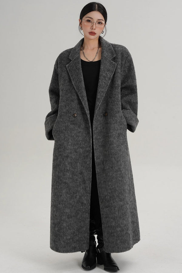 Elegant Double-Sided Wool Coat