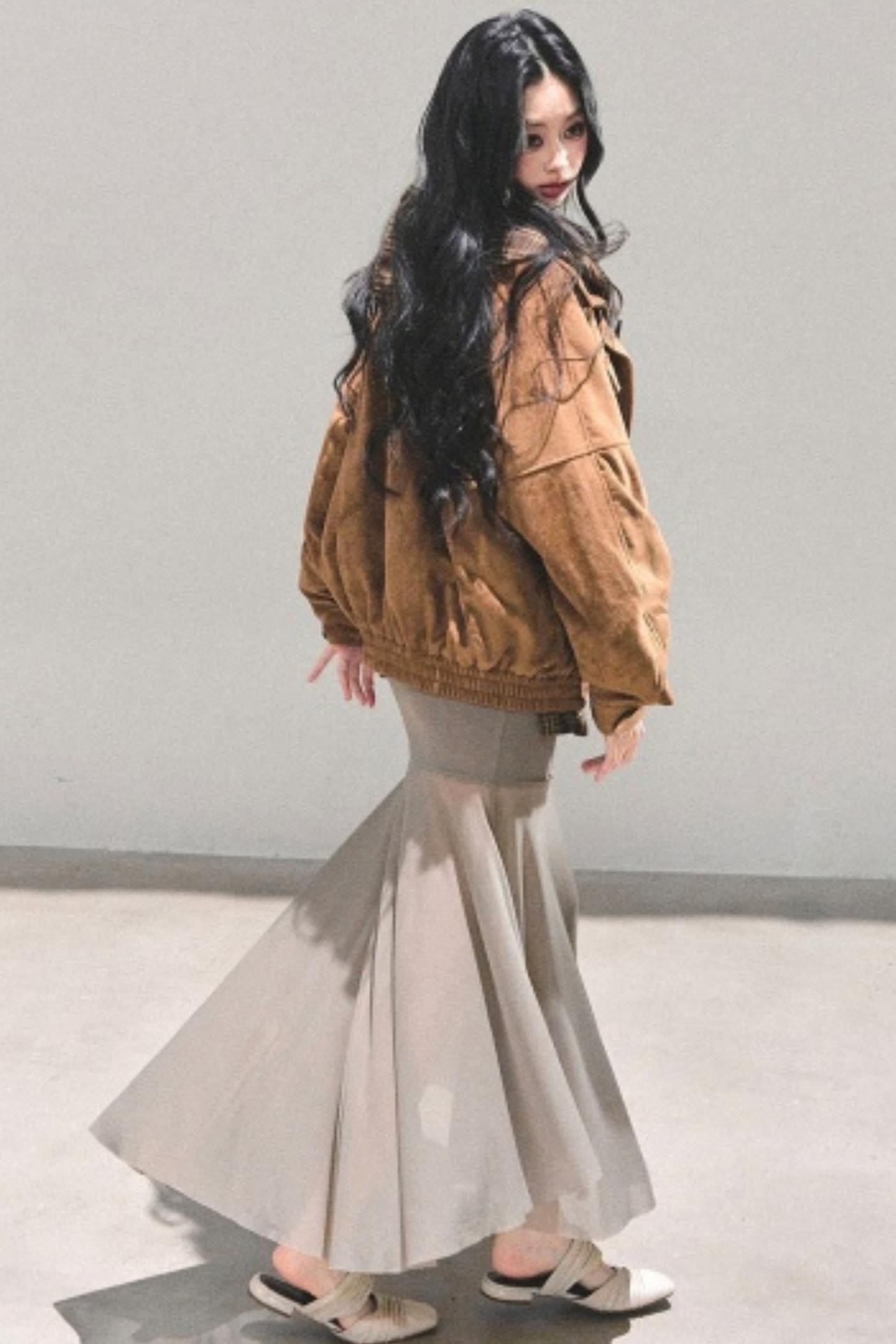 Slim-Fit Autumn Dress