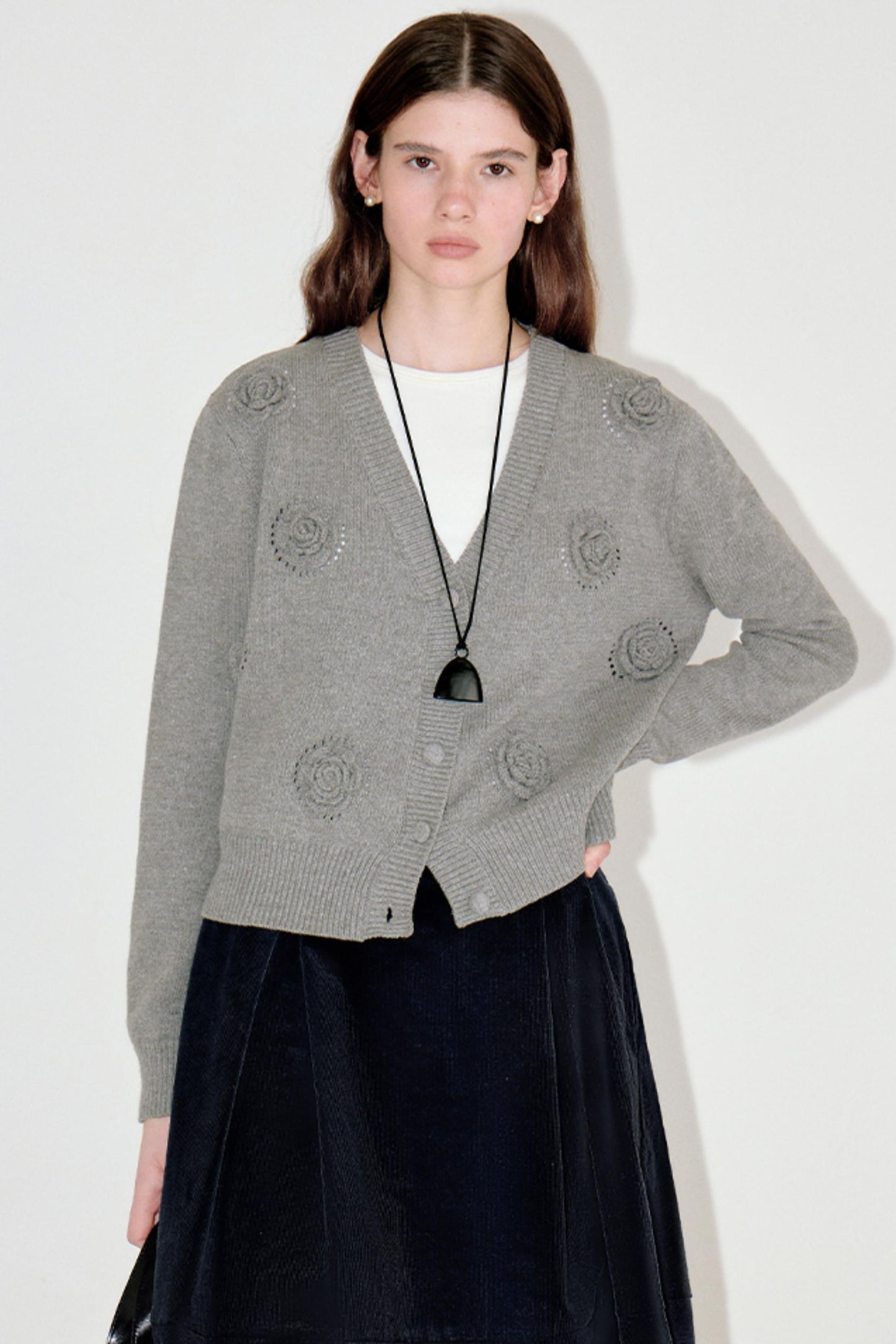 Age-Reducing Floral Knit Top