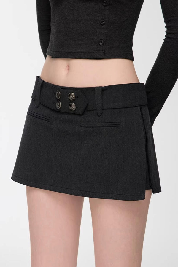 Dark Gray Suit Skirt