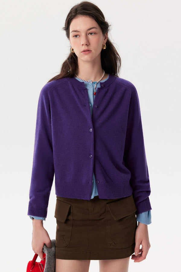 Simple Line Long Sleeve Cardigan