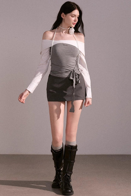 High End Slim Suit Skirt