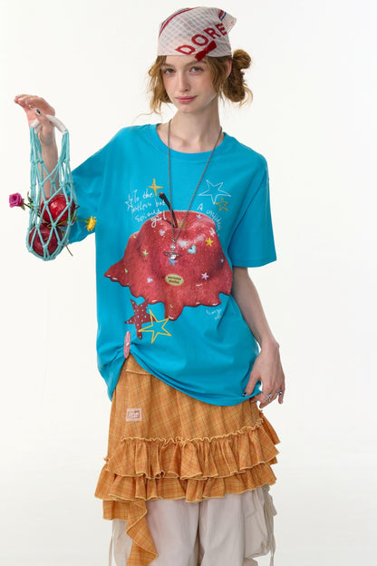 Summer Apple Big T-Shirt