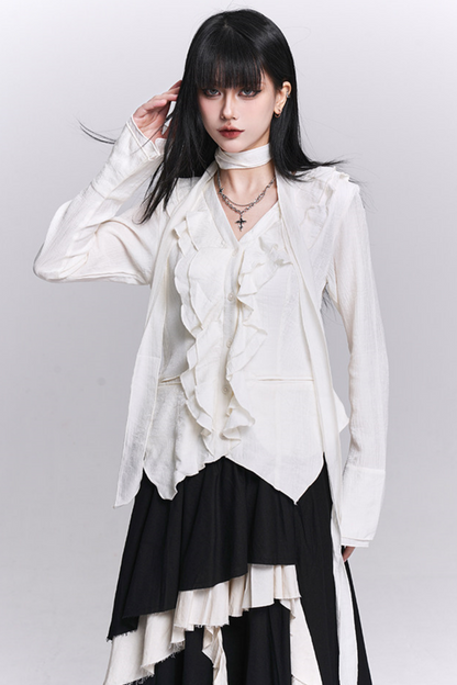 Black Ghostly Top Set