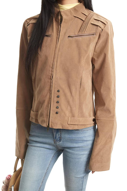 Retro Coffee Workwear Jacket