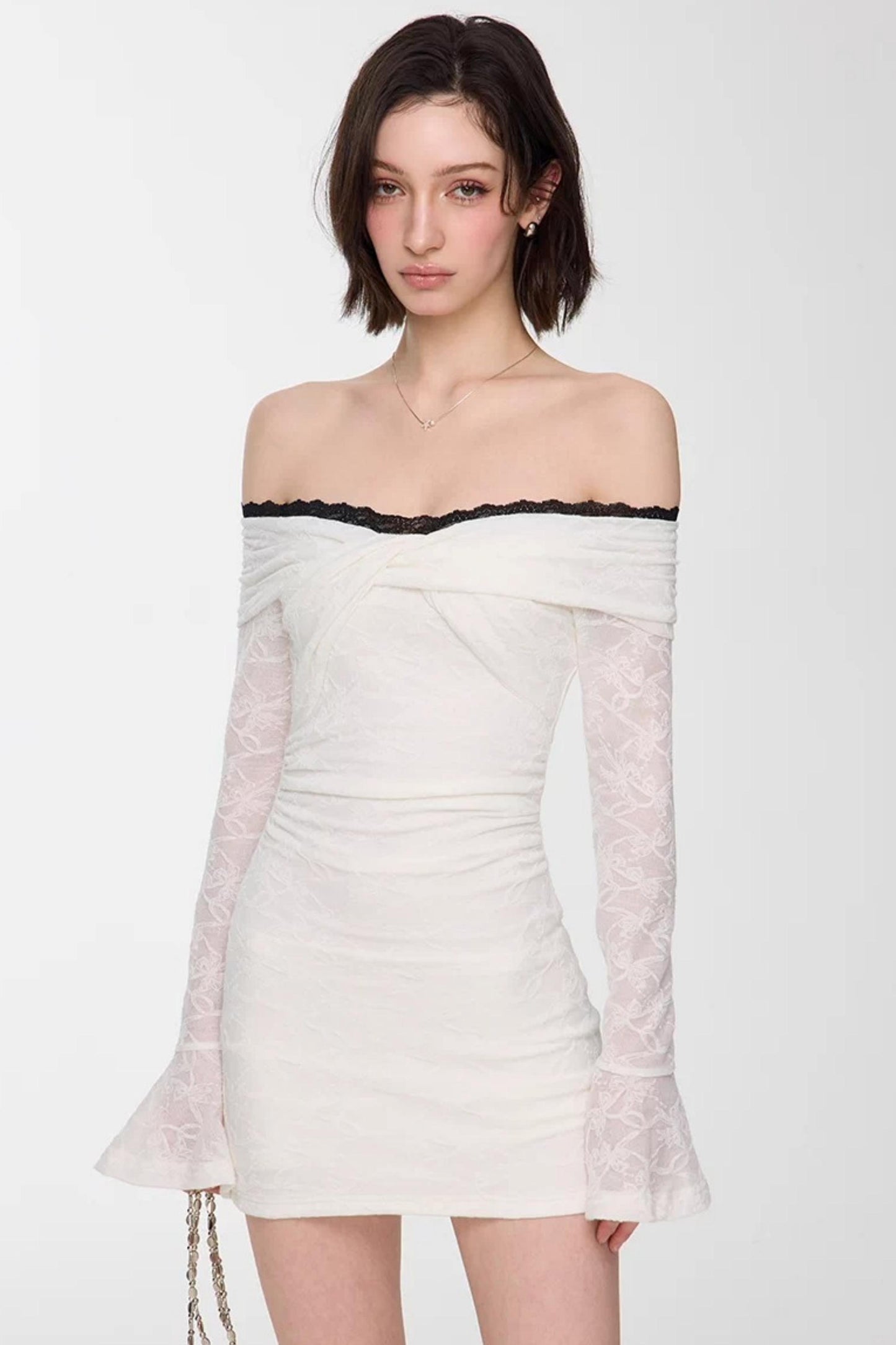 Spicy Twist One-Shoulder Dress