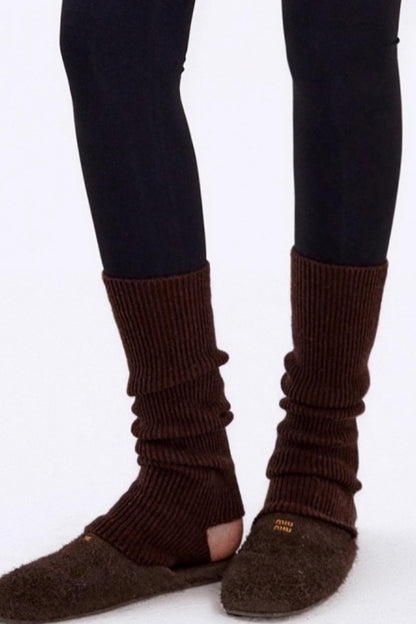 Wool Ribbed Leg Warmers