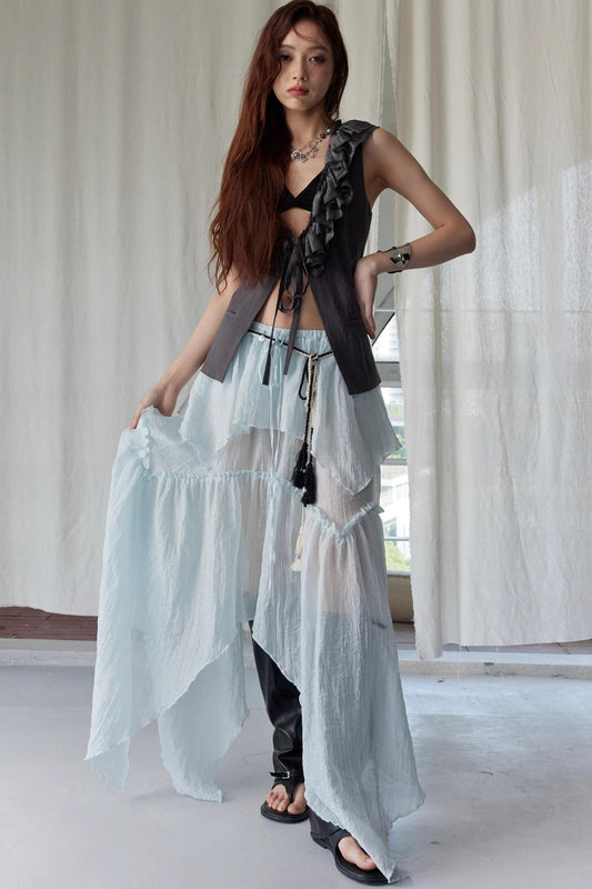 Boho Mint Tank & Skirt Set-Up