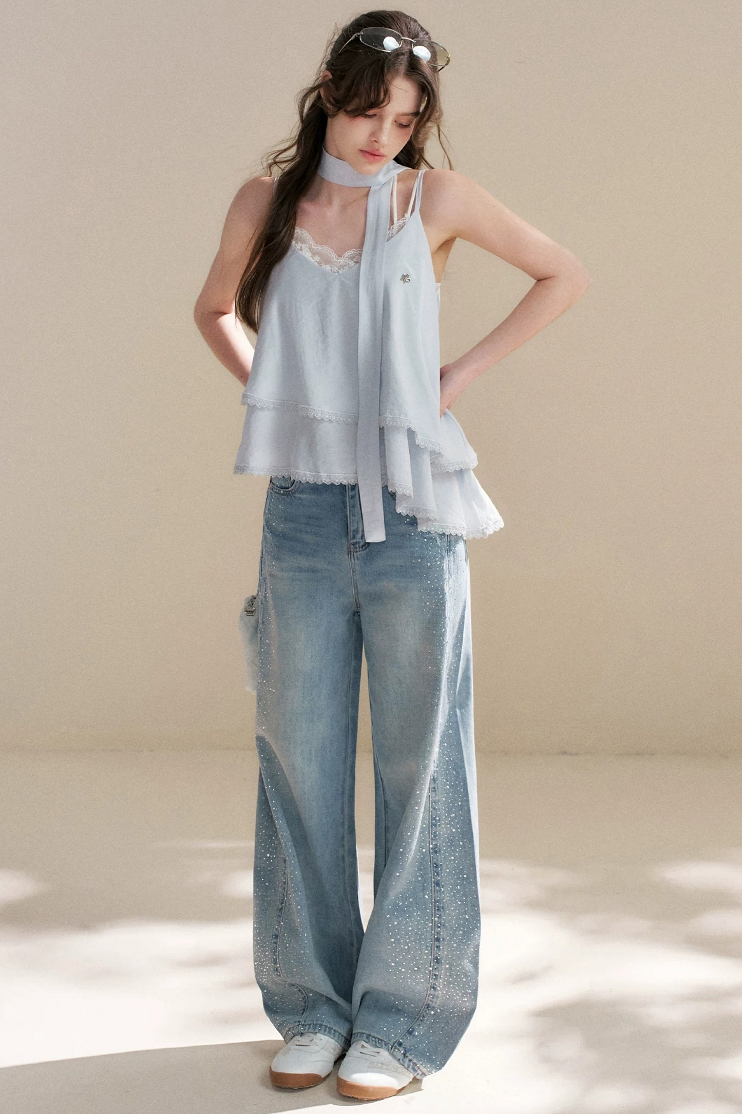 Whispers of the Sea Lace Top Set-Up