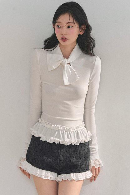 Memory's Reef Wool Polka Dot Suit Set-Up