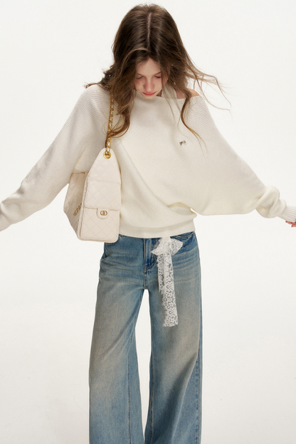 Romantic Lace Patchwork Jeans