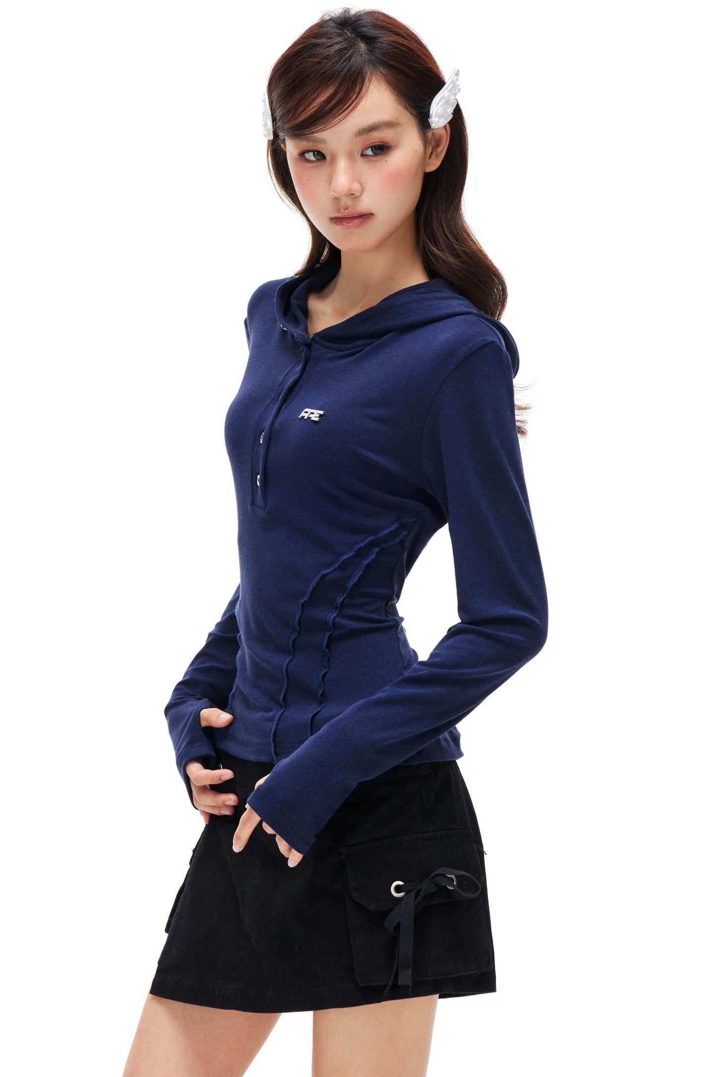 Lyocell Tencel Hooded Top