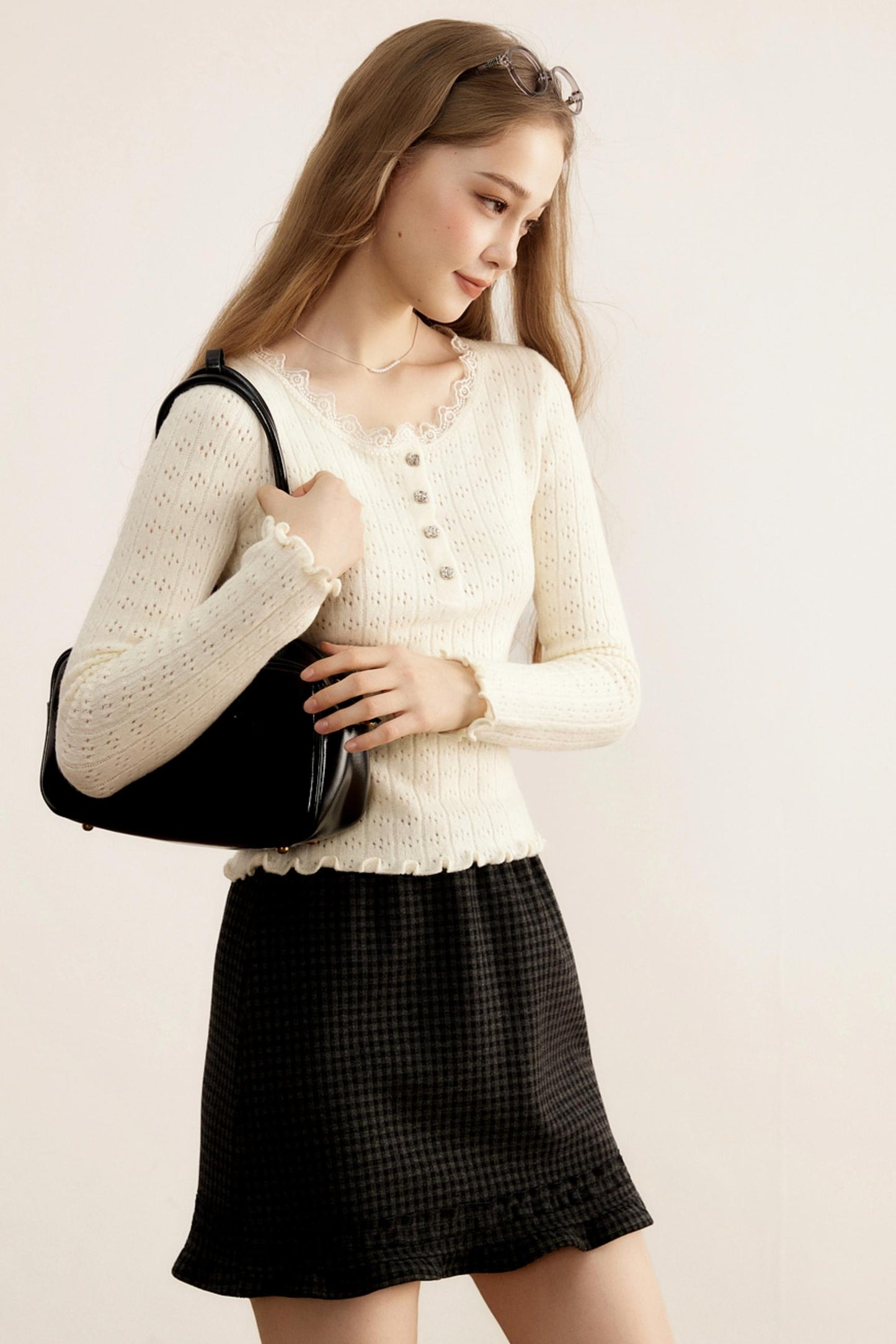 New Wool Knitted Slimming Top