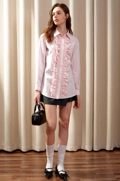 Lotus Lace Long-Sleeved Shirt
