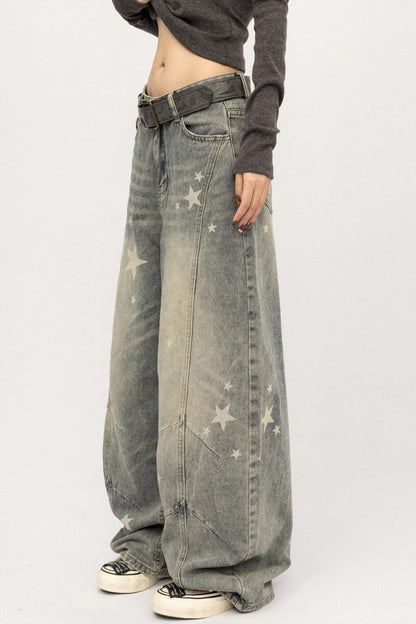 American Vintage Star Print Jeans