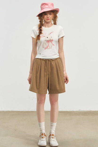 Summer Elastic Shorts