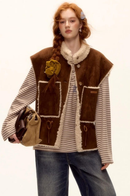 Reversible Embroidery Vest