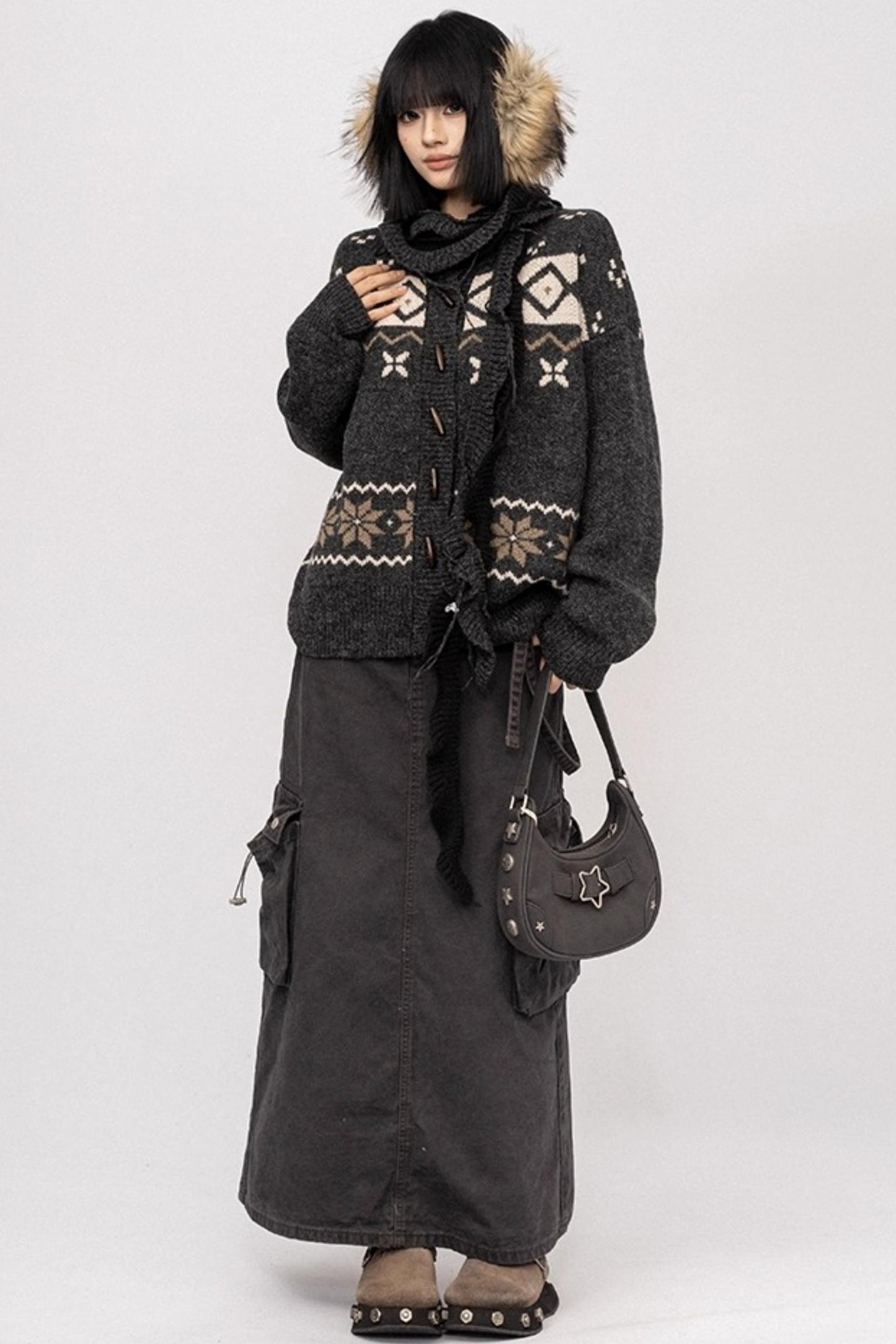 Fair Island Button Sweater