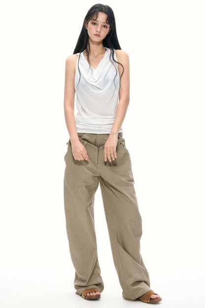 Pink Hooded Camisole