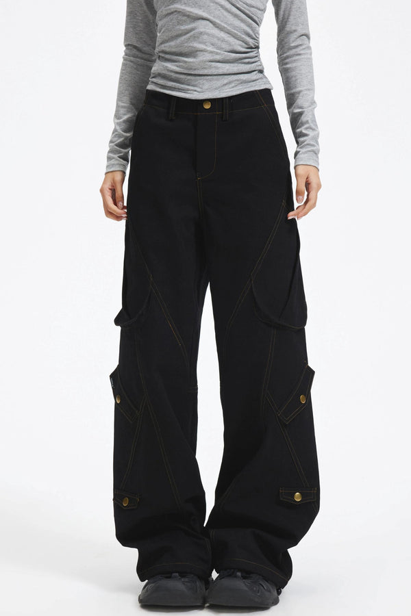 Versatile Casual Wide-Leg Pants