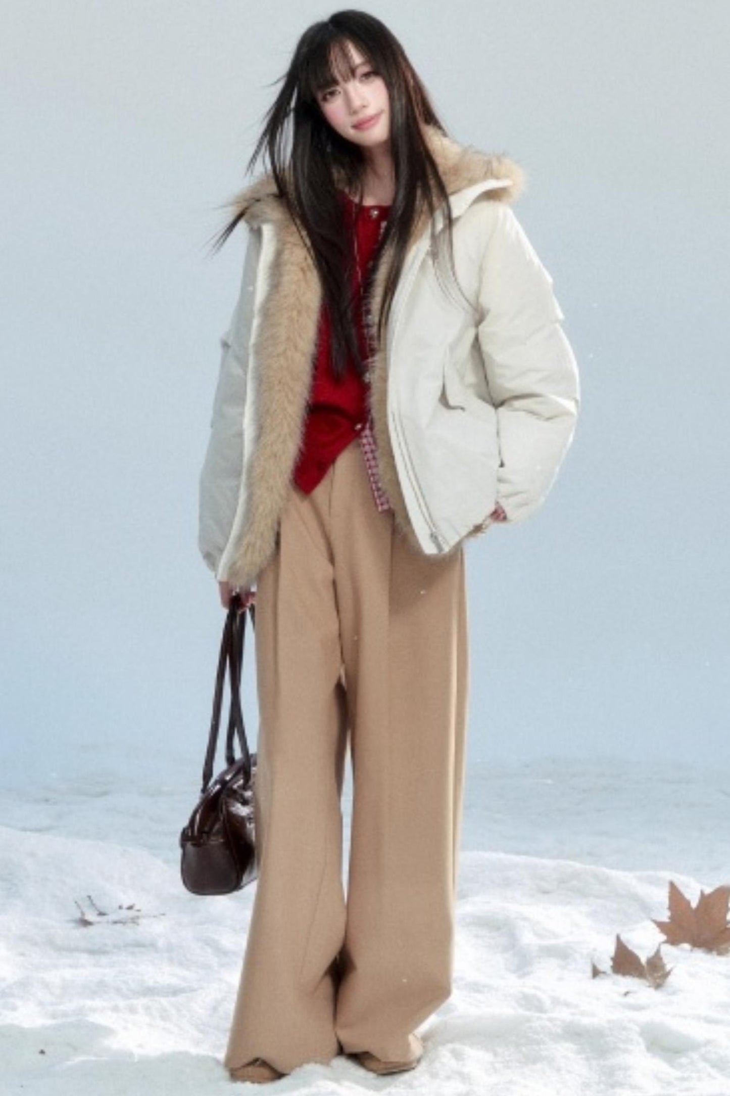 Korean Design Wide-Leg Pants