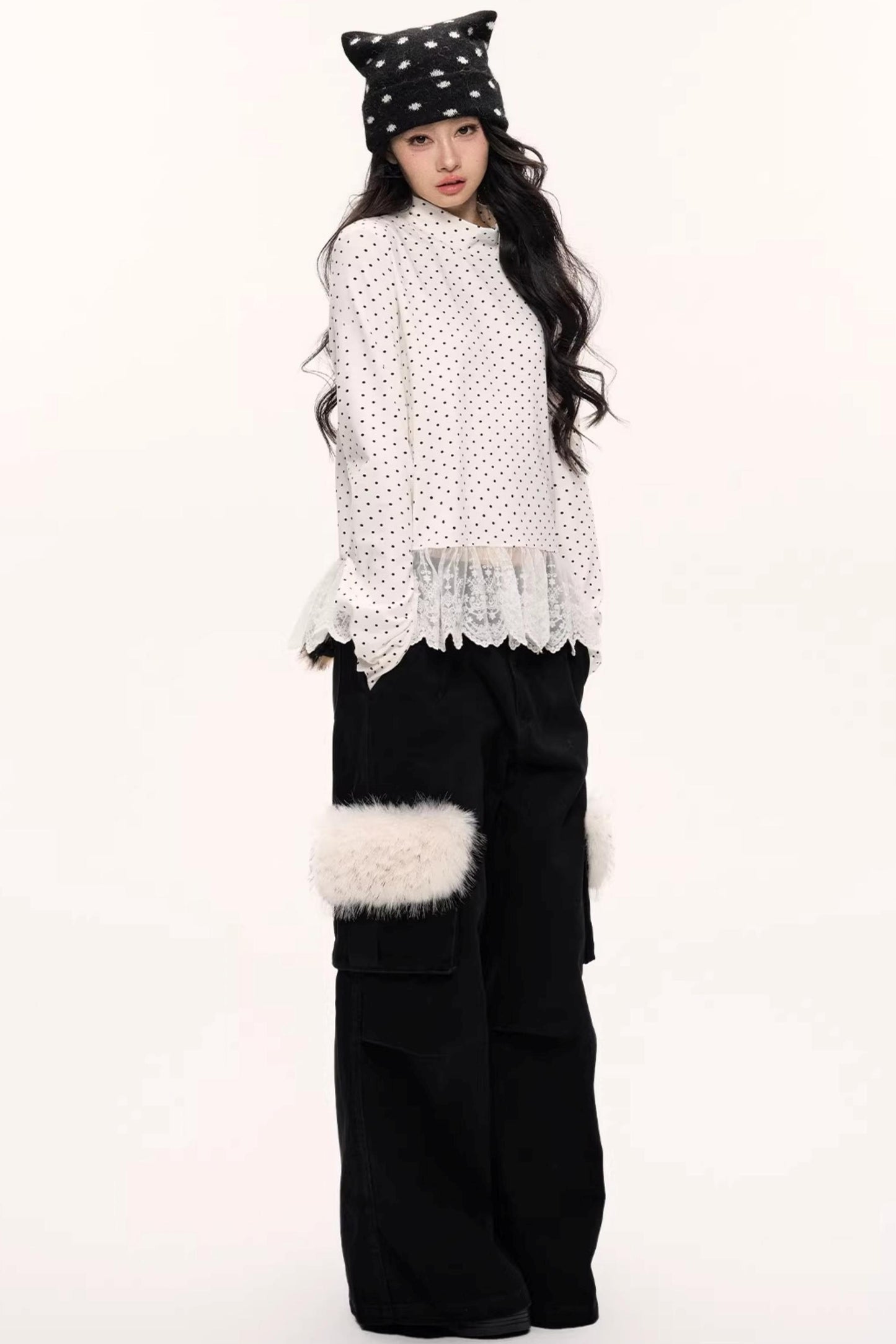 Dark Night Wide-Leg Pants