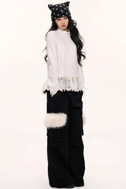 Dark Night Wide-Leg Pants