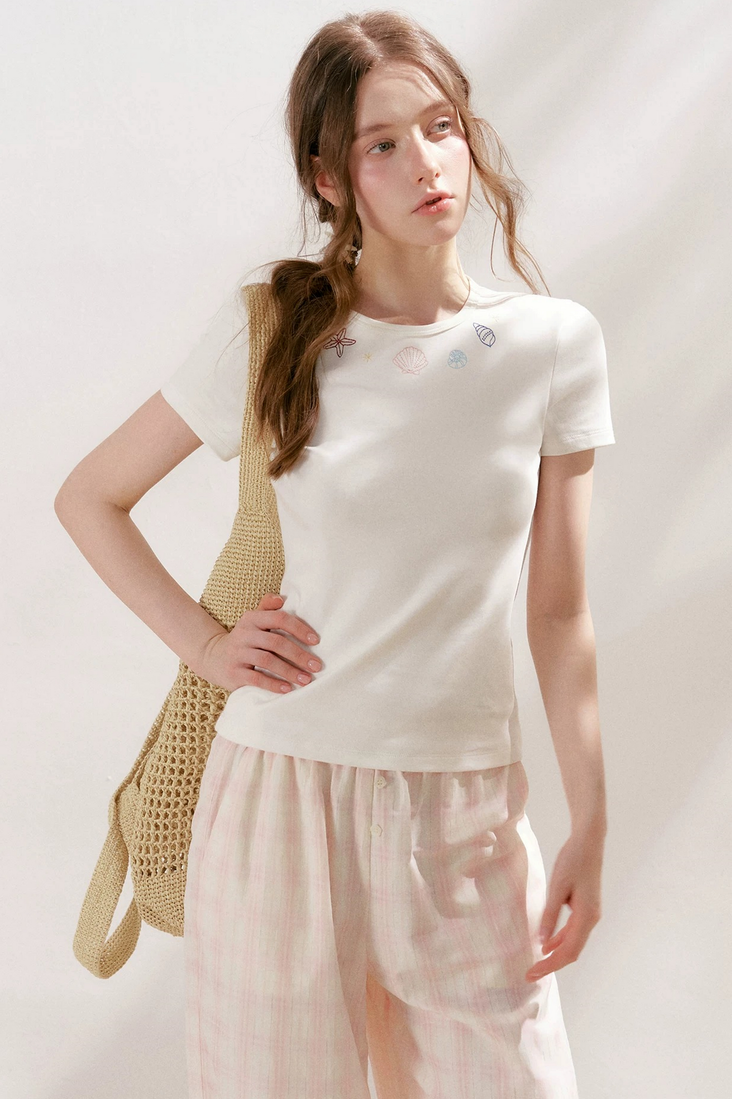 Organic Cotton Embroidered T-Shirt