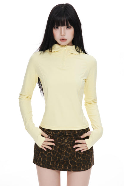 Slimming Hooded Base Shirt