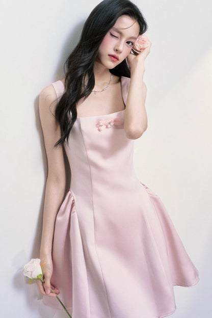 French Hepburn Summer Wedding Dress