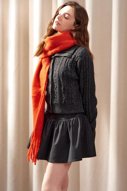 Lapel Knitted Sweater