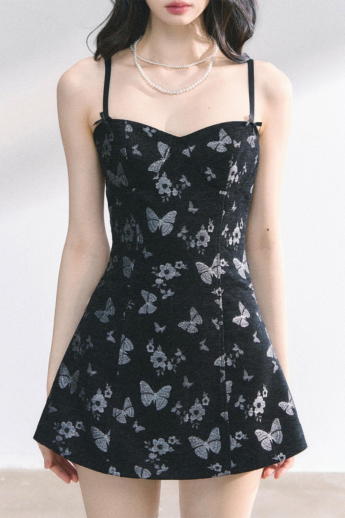 Butterfly One-Shoulder Dress