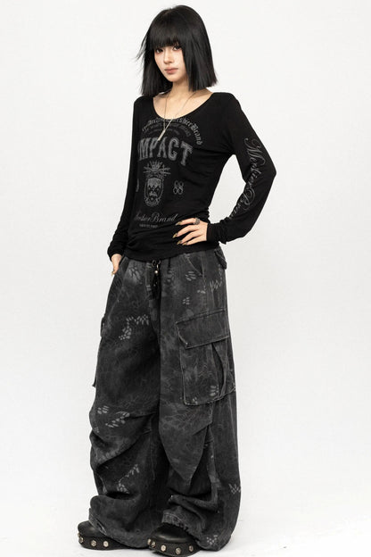 American Retro Letter T-Shirt