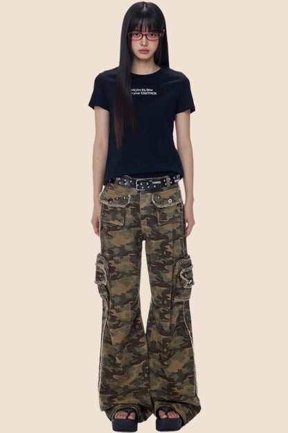 High Street Camouflage Cargo Pants