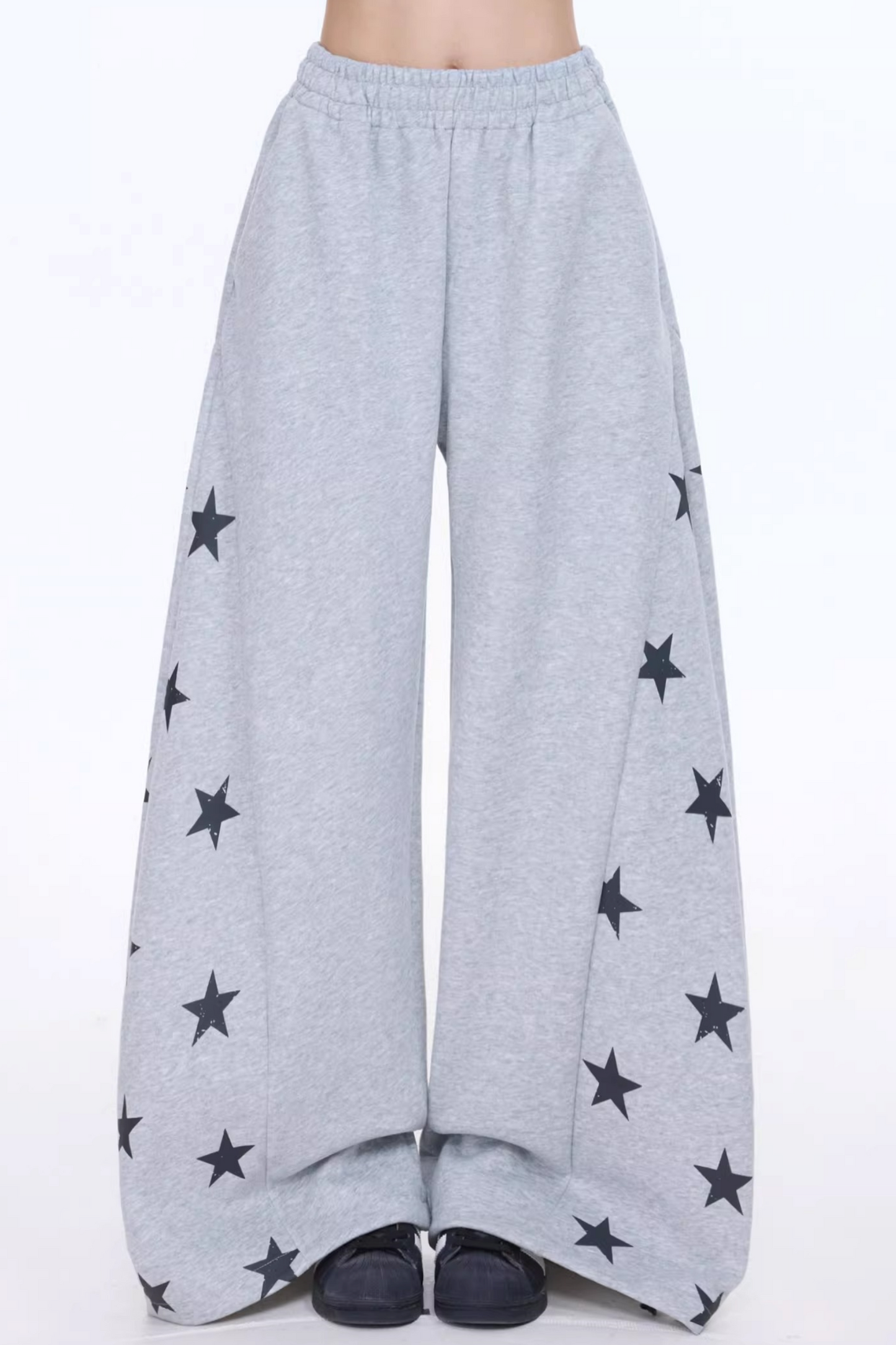 Retro Star Print Sweatpants