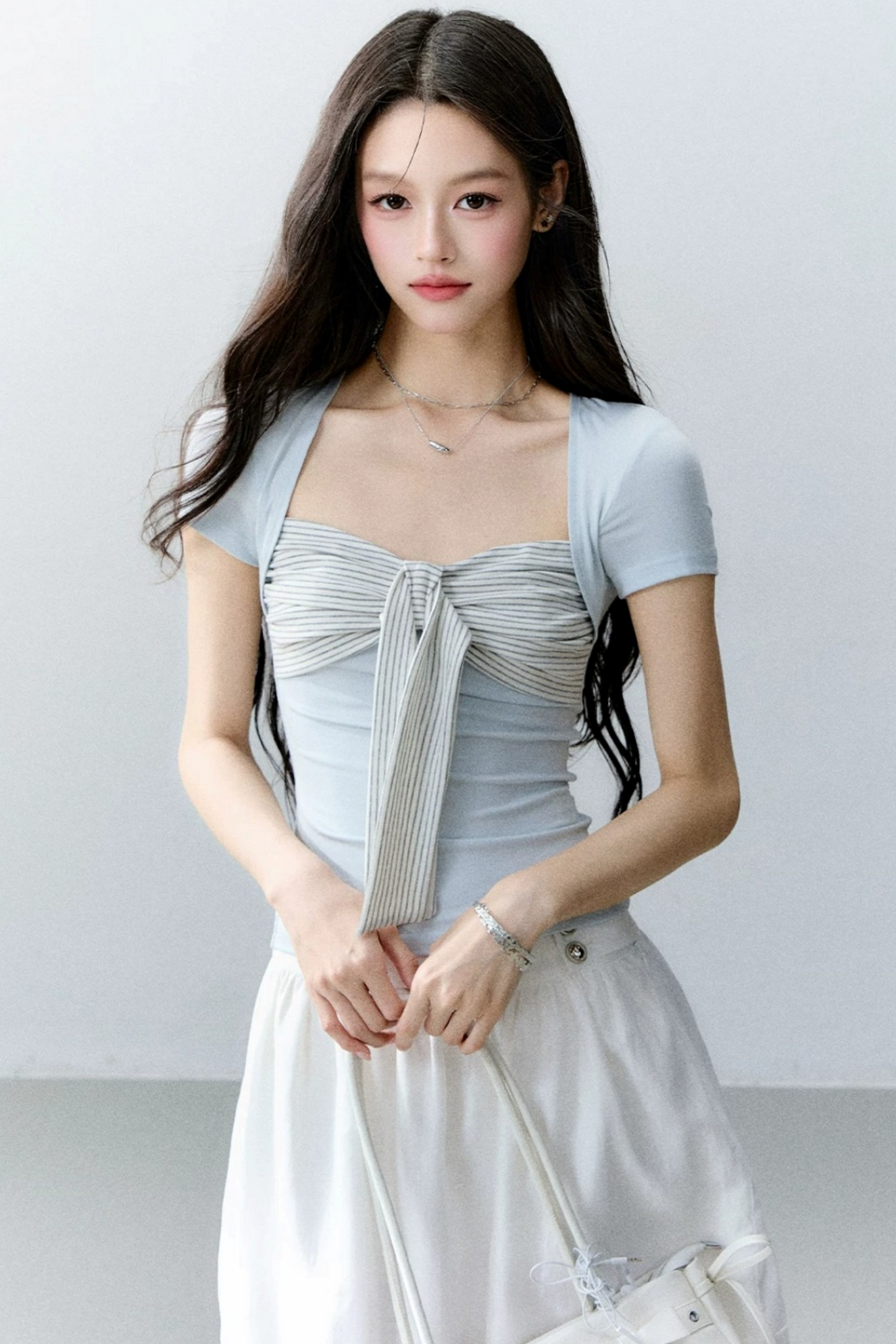 Striped Academy Two-Piece Top Set-Up