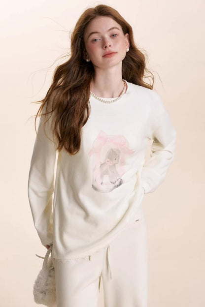 Hand-Painted Pony Print T-Shirt