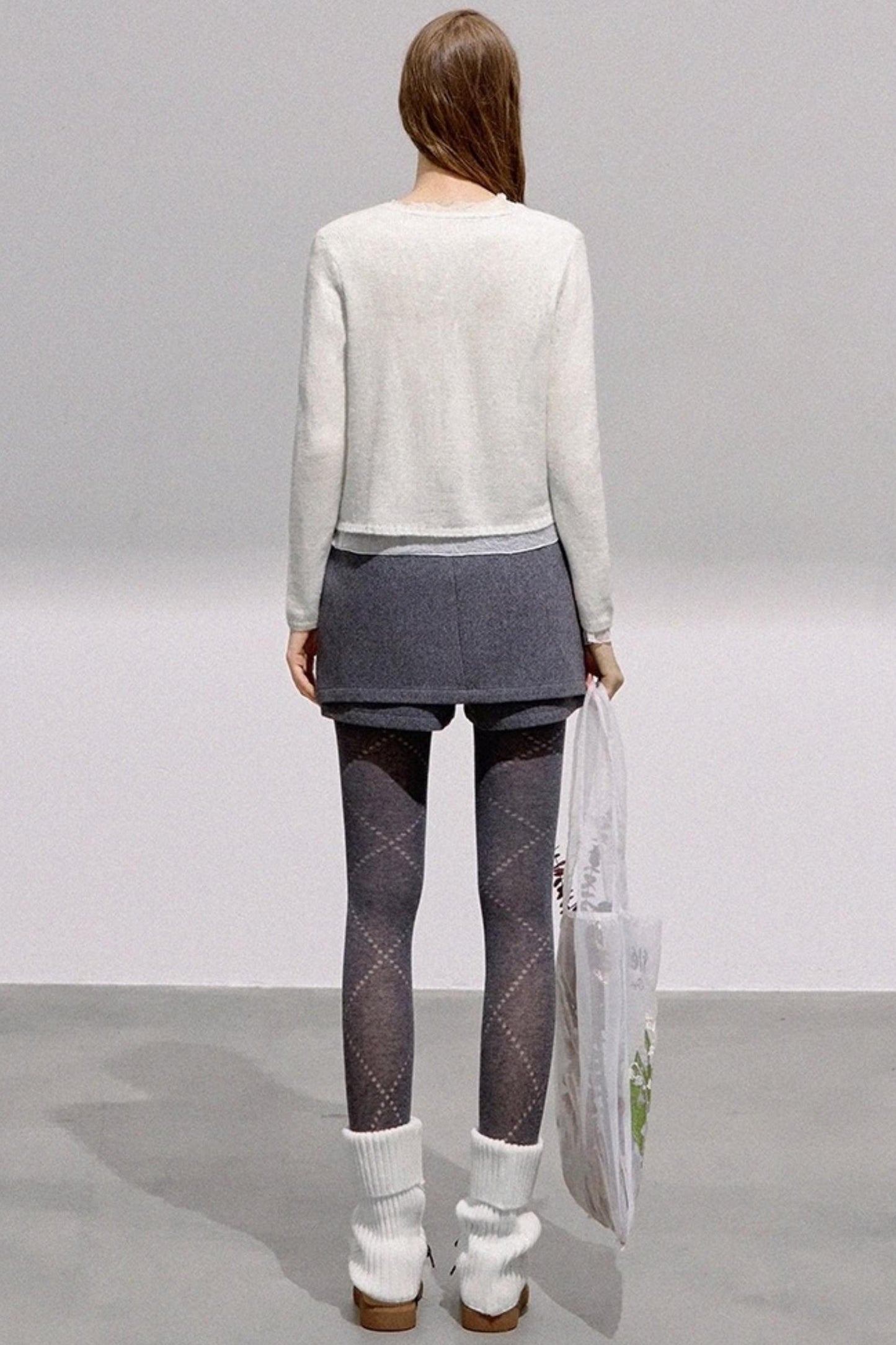 French Knitted Sweater Cardigan