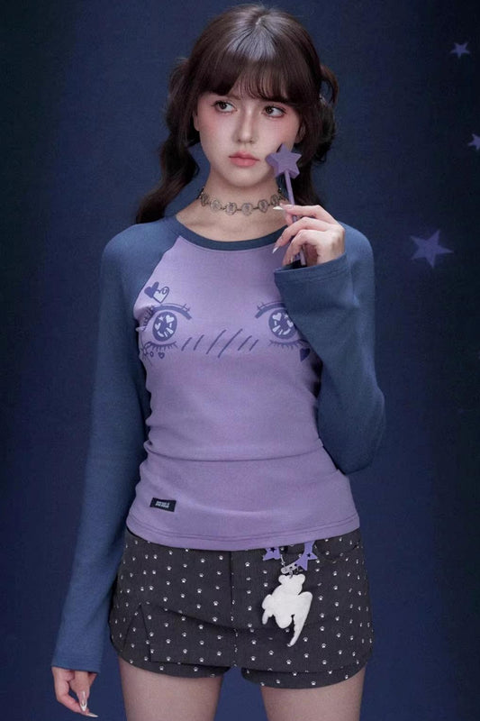 Comic Eye Raglan T-Shirt