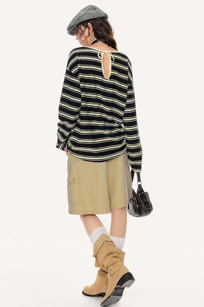 Striped Long Sleeve T-Shirt